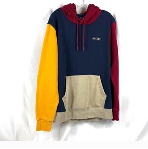 Men's Hurley Small Pullover Hoodie Color Block